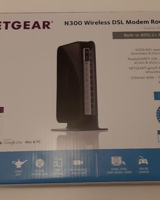 Modem Router Netgear DGN2200v4 N300 WirelessADSL2+