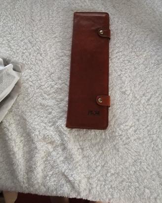 porta cravatte in cuoiocontemax