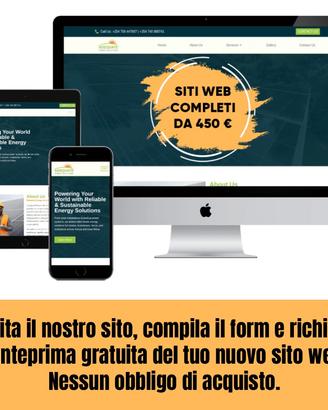 Realizzazione siti web professionali - 500 euro