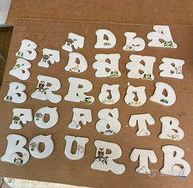 Lettere Ceramica Dipinte a Mano - ROBCA