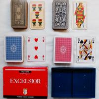4 mazzi di carte da gioco piacentine e da poker
