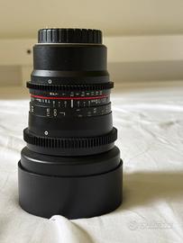 Ottica samyang 10mm T3.1 attacco MFT