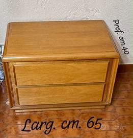 Coppia comodini legno noce nazionale