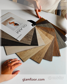 Pavimento in PVC effetto legno e resina