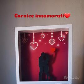 Cornice 3d innamorati 