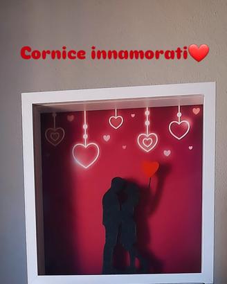 Cornice 3d innamorati 