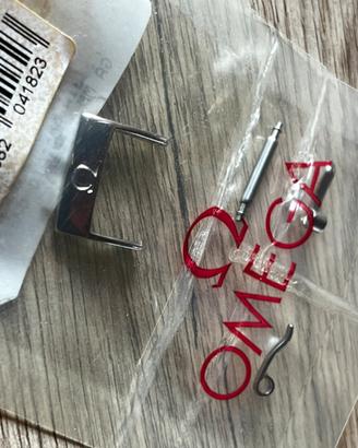 Fibbia originale omega acciaio