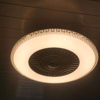 LAMPADARIO LED CON VENTILATORE