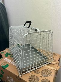 Gabbietta trasportino metallo