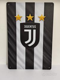 Poster in metallo Juve 20x30cm 