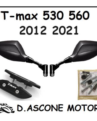 Specchietti a Manubrio Tmax Orion Neri 530 560 TAP