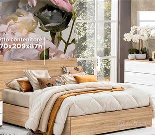 letto matrimoniale contenitore