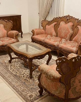 Salotto Completo Stile Barocco in Legno