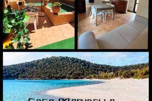 Casa Marinella,climatizzata con giardino a Teulada