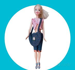 Barbie  jeans con vestiti e accessori