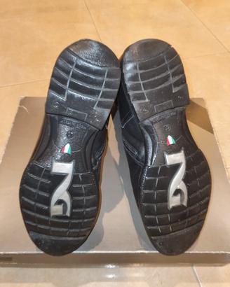 stivali uomo in pelle nero giardini tg.43