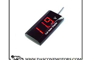 Mini Led Rosso Digital Voltmetro Tester Batteria M