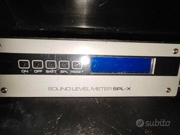 Fonometro tec splx per misurare decibel car audio