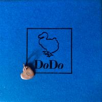 Dodo ciondolo cuore grande oro rosa 9k