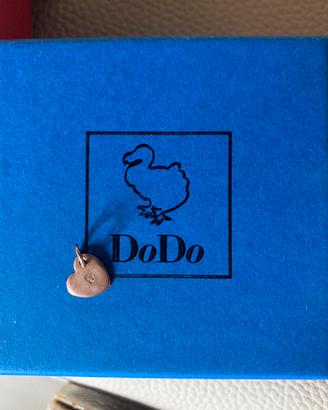 Dodo ciondolo cuore grande oro rosa 9k