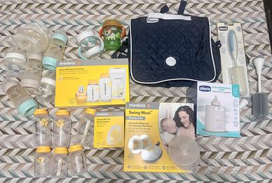 Kit tiralatte elettrico MEDELA con biberon