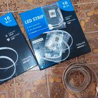 Strisce LED 220V 16W/m, 120lm/W, chip PHILIPS 