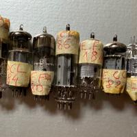 N. 7 valvole per radio d’epoca come da descrizione