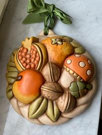 formella Thun decoro a rilievo tema autunno