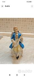3 statuine vintage porcellana stile Capodimonte