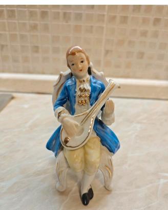 3 statuine vintage porcellana stile Capodimonte