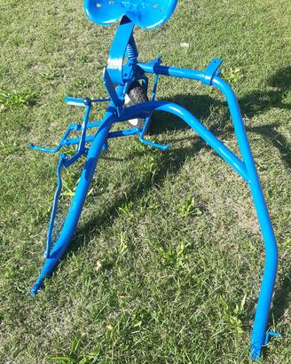 Carrello portapersona per motofalciatrice 