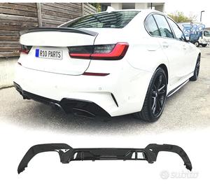 DIFFUSORE BMW G20 G21 19- LOOK M PERFORMANCE NERO 