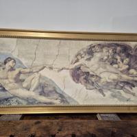 Riproduzione di La creazione di Adamo