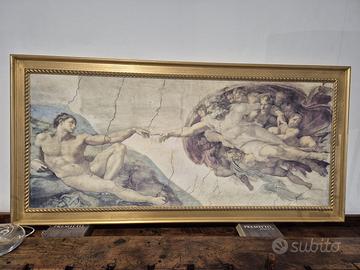 Riproduzione di La creazione di Adamo