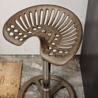 Sedili sgabelli in metallo vintage loft