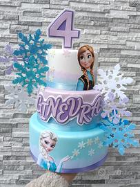 torta scenografica frozen
