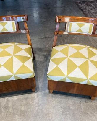 COPPIA POLTRONCINE ART DECO'