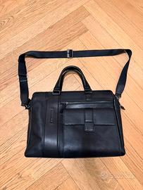 Piquadro borsa tracolla uomo nera porta PC
