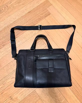 Piquadro borsa tracolla uomo nera porta PC