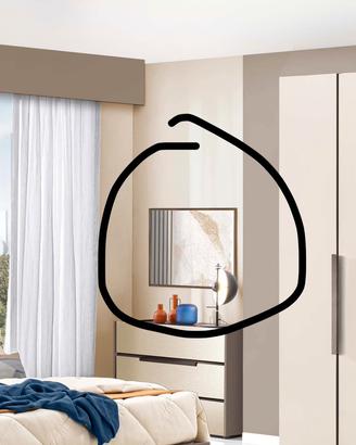 Specchio quadrato arredamento