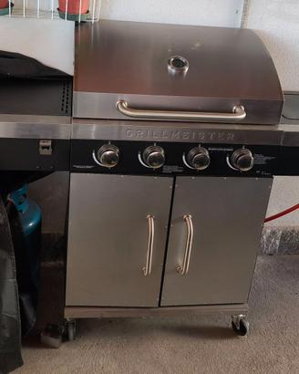 Barbecue a Gas Grillmeister a 4 Bruciatori