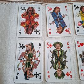Carte da gioco divi del rock