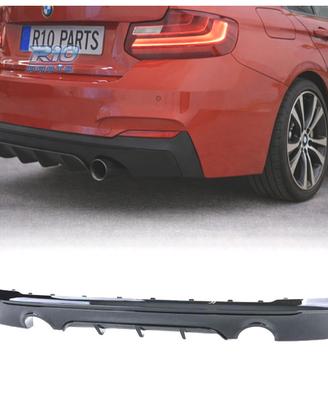 DIFFUSORE BMW F22 F23 LOOK M PERFORMANCE NERO LUCI