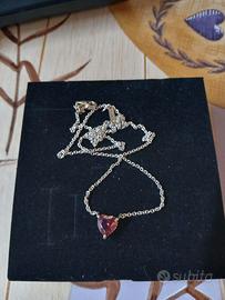 1. Set Collana Cuore Rosso