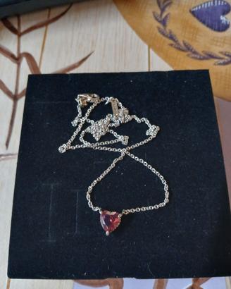 1. Set Collana Cuore Rosso