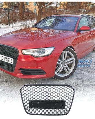 GRIGLIA AUDI A6 C7 4G 10-14 LOOK RS NERO LUCIDO PD