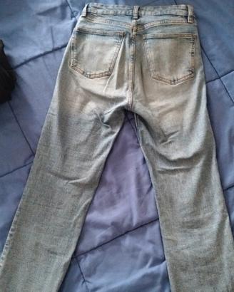jeans zara vita alta 