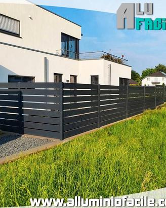 Recinto frangisole frangivento alluminio doghe