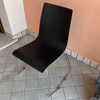 6 Sedie in Fenix nero ingo
