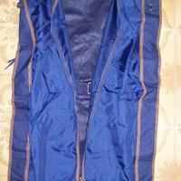 Copriabito da viaggio tipo borsa tracolla bluscuro